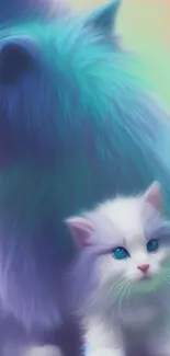 Cat Carnivore Azure Live Wallpaper