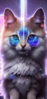 Cat Light Nature Live Wallpaper