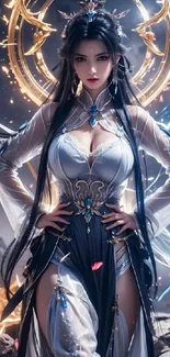 Cg Artwork Long Hair Fictional Character Live Wallpaper