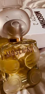 Stylish Moschino Toy 2 Bear Perfume Bottle on display.