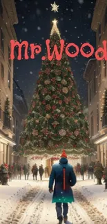 Christmas Day Christmas Tree Holiday Live Wallpaper