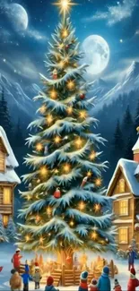 Christmas Decoration Christmas Tree Christmas Day Live Wallpaper