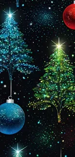 Christmas Decoration Christmas Tree Christmas Ornament Live Wallpaper