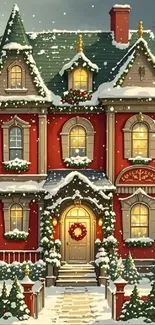 Christmas Decoration Red Christmas Day Live Wallpaper