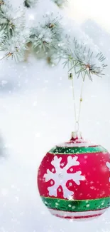 Christmas Ornament Holiday Ornament Plant Live Wallpaper