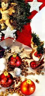 Christmas Ornament Plant Holiday Ornament Live Wallpaper