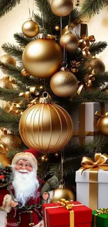 Christmas Tree Christmas Ornament Light Live Wallpaper