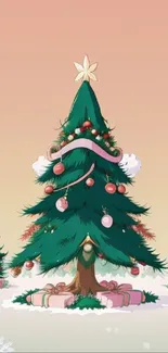 Christmas Tree Christmas Ornament Plant Live Wallpaper