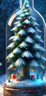 Christmas Tree Plant Christmas Ornament Live Wallpaper