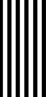 Black and white vertical striped wallpaper.