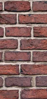 High-resolution red brick wall texture wallpaper.