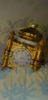 Clock Art Painting Live Wallpaper