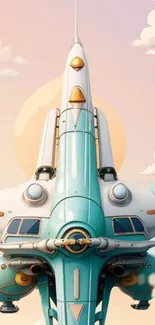 Cloud Aircraft Space Shuttle Live Wallpaper