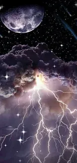 Cloud Lightning Atmosphere Live Wallpaper