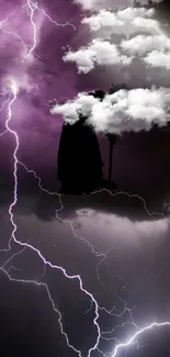 Cloud Lightning Sky Live Wallpaper