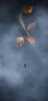 Cloud Plant Bird Live Wallpaper