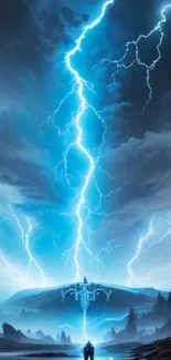 Cloud Sky Lightning Live Wallpaper