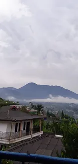 Cloud Sky Mountain Live Wallpaper