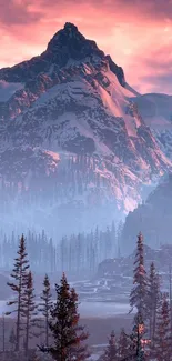 Cloud Sky Mountain Live Wallpaper