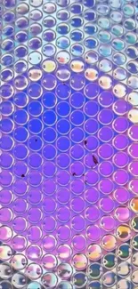 Colorful abstract bubble design with gradient and circular motifs.