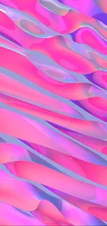 Abstract pink and purple wave patterns wallpaper.