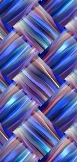 Colorful abstract wallpaper with wavy patterns.