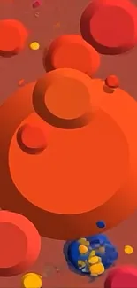 Colorful abstract bubbles in a playful design.