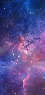 Colorful galaxy wallpaper with stars.