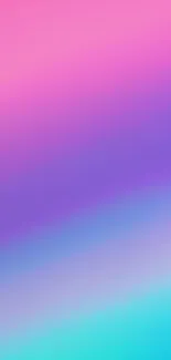 Vibrant pink, purple, and blue gradient mobile wallpaper.