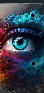 Colorfulness Eye Eyelash Live Wallpaper