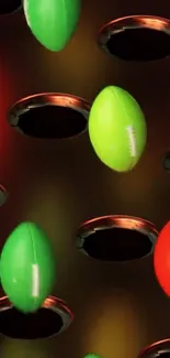 Colorfulness Green Light Live Wallpaper