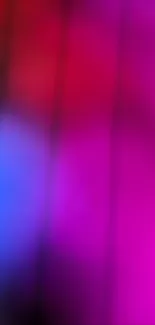 Vibrant gradient wallpaper with pink, purple, and blue hues.