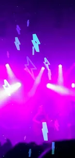 Concert Purple Music Live Wallpaper