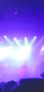 Concert Purple Sky Live Wallpaper