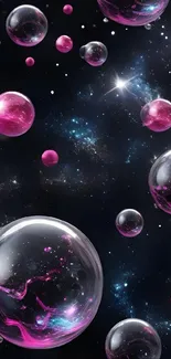 Cosmic bubbles floating in a star-filled galaxy