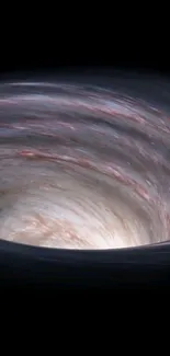 Mobile wallpaper with a cosmic vortex, swirling like a galaxy.
