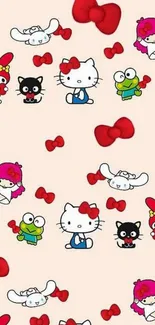 Colorful cartoon character wallpaper for mobile phones.