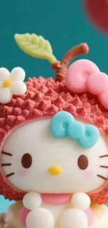 Adorable dessert-themed character with vibrant colors and playful design.