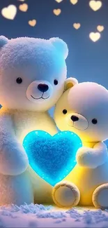 Toy Light Blue Live Wallpaper