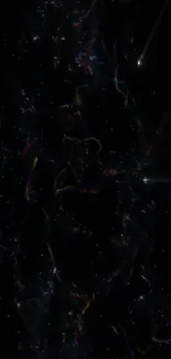 Dark abstract galaxy wallpaper with cosmic patterns.
