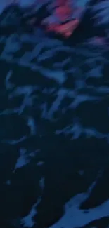 Dark abstract ocean waves with artistic flair