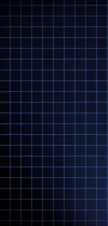 Navy blue grid pattern wallpaper for phones.