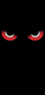 Dark wallpaper featuring red ominous eyes.