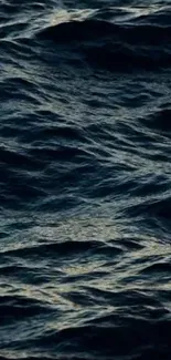 Dark ocean waves texture wallpaper for mobile.