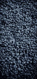 Dark blue pebble texture mobile wallpaper.