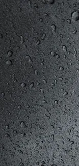 Dark raindrops on charcoal grey background wallpaper.