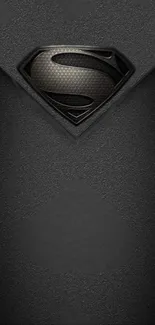 Dark textured wallpaper with Superman logo