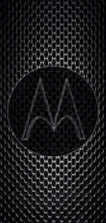 Dark textured mobile wallpaper with geometric pattern.