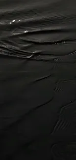 Mobile wallpaper featuring dark water ripples with a serene and elegant texture.