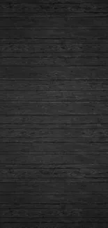 Dark wood texture mobile wallpaper featuring black wooden planks.